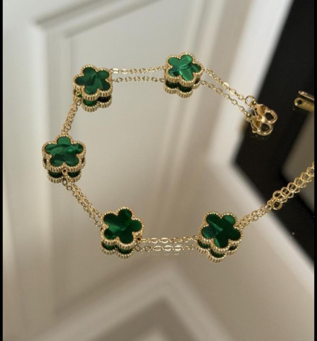 Clover Bracelet (Anti tarnish )