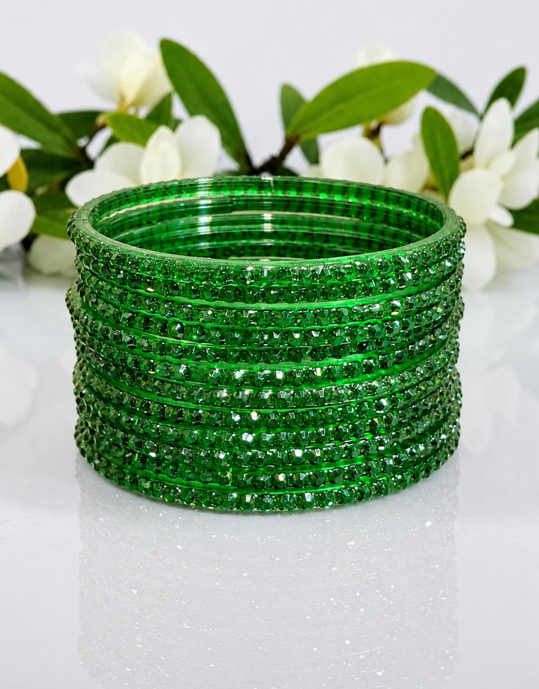Jelly Set of 12 Stone Studded Bangle