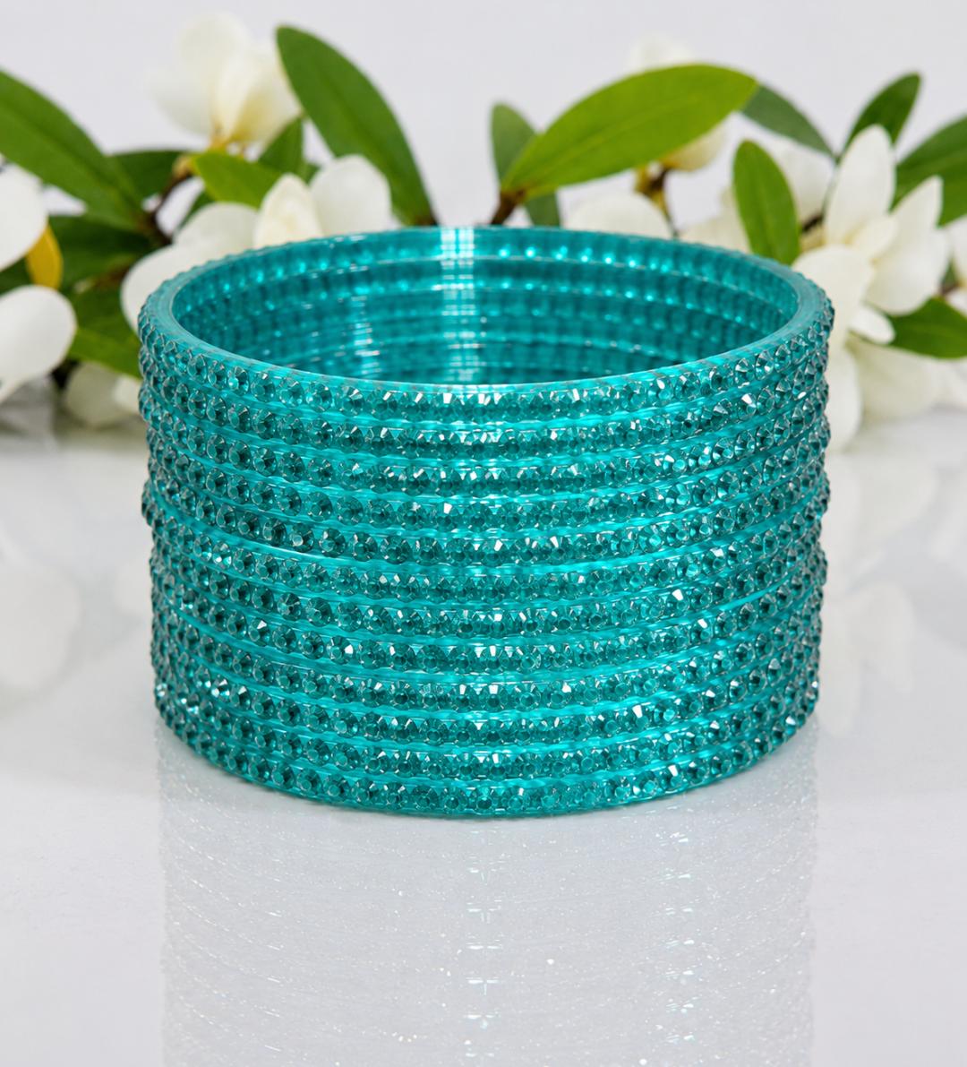 Jelly Set of 12 Stone Studded Bangle