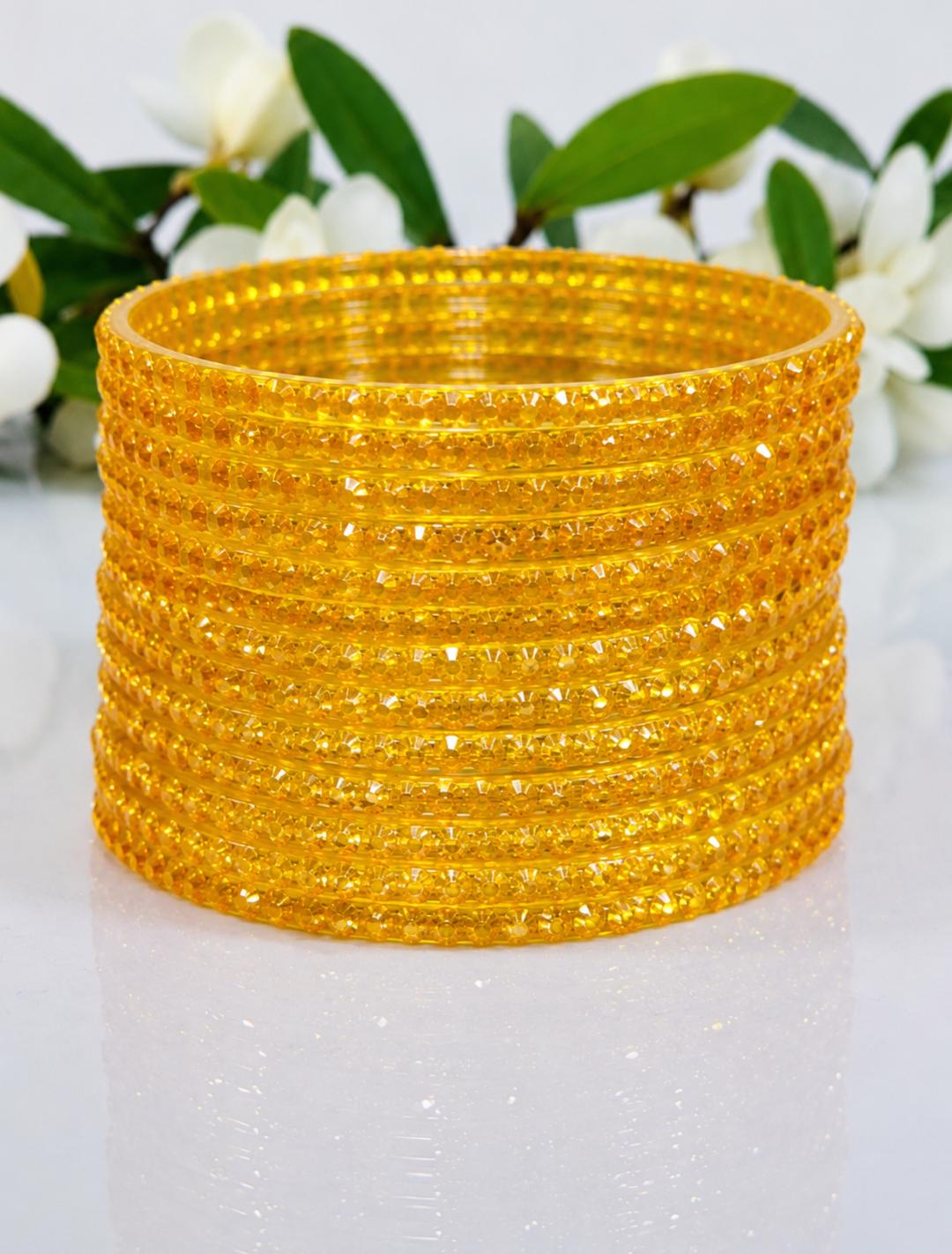 Jelly Set of 12 Stone Studded Bangle