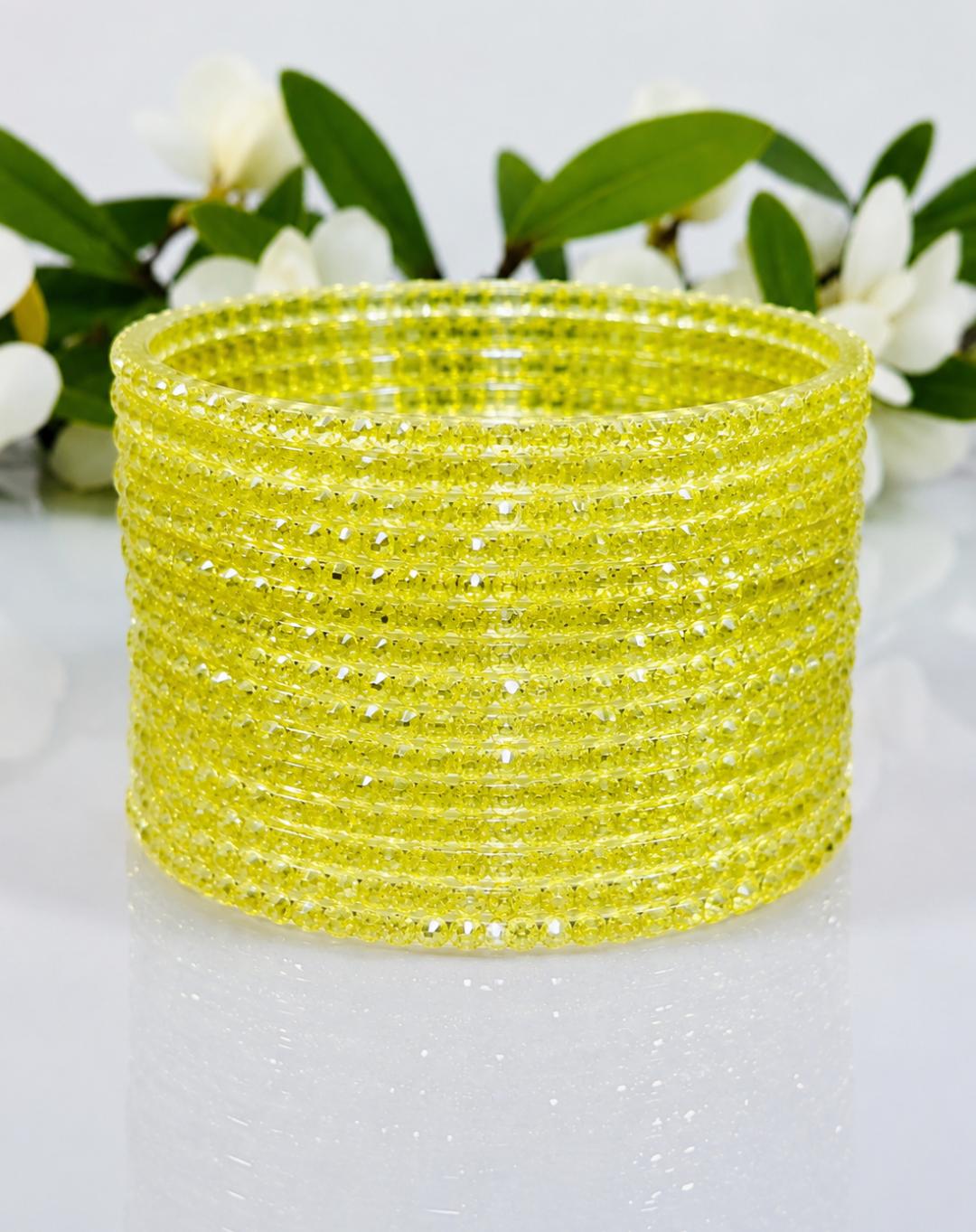 Jelly Set of 12 Stone Studded Bangle