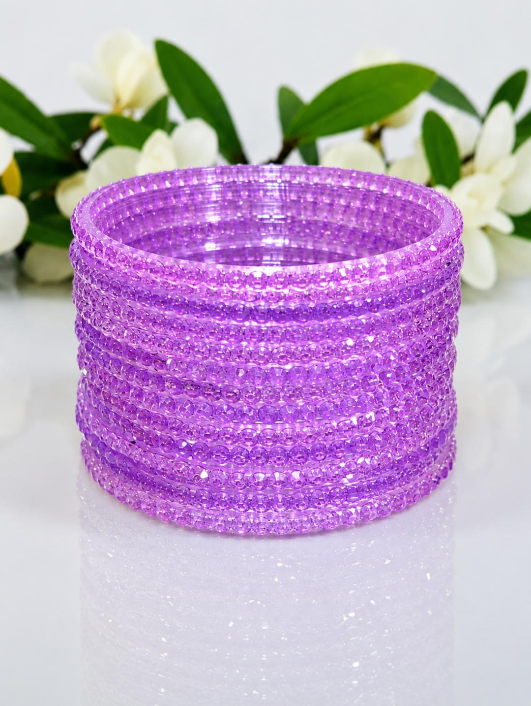 Jelly Set of 12 Stone Studded Bangle