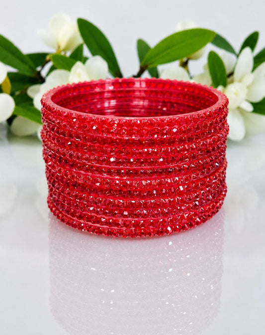 Jelly Set of 12 Stone Studded Bangle